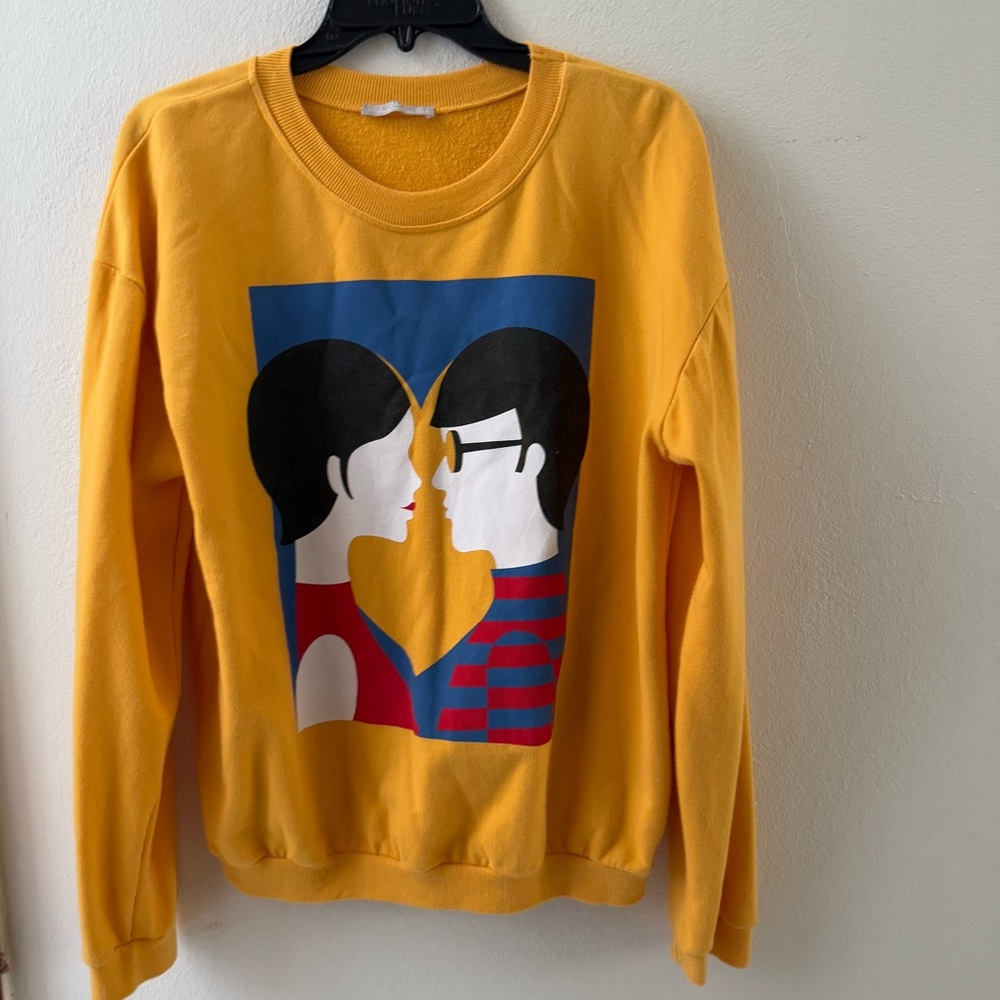 Zara Mustard Knit Sweater